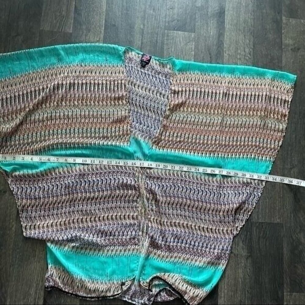 BEBE 2B Multicolor Kimono Size S - Picture 6 of 9
